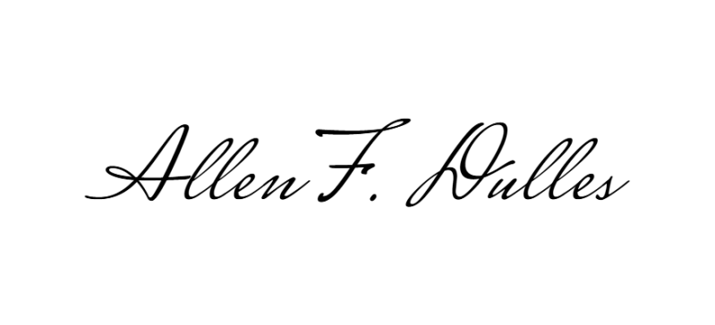 File:Allen F. Dulles-signature.png